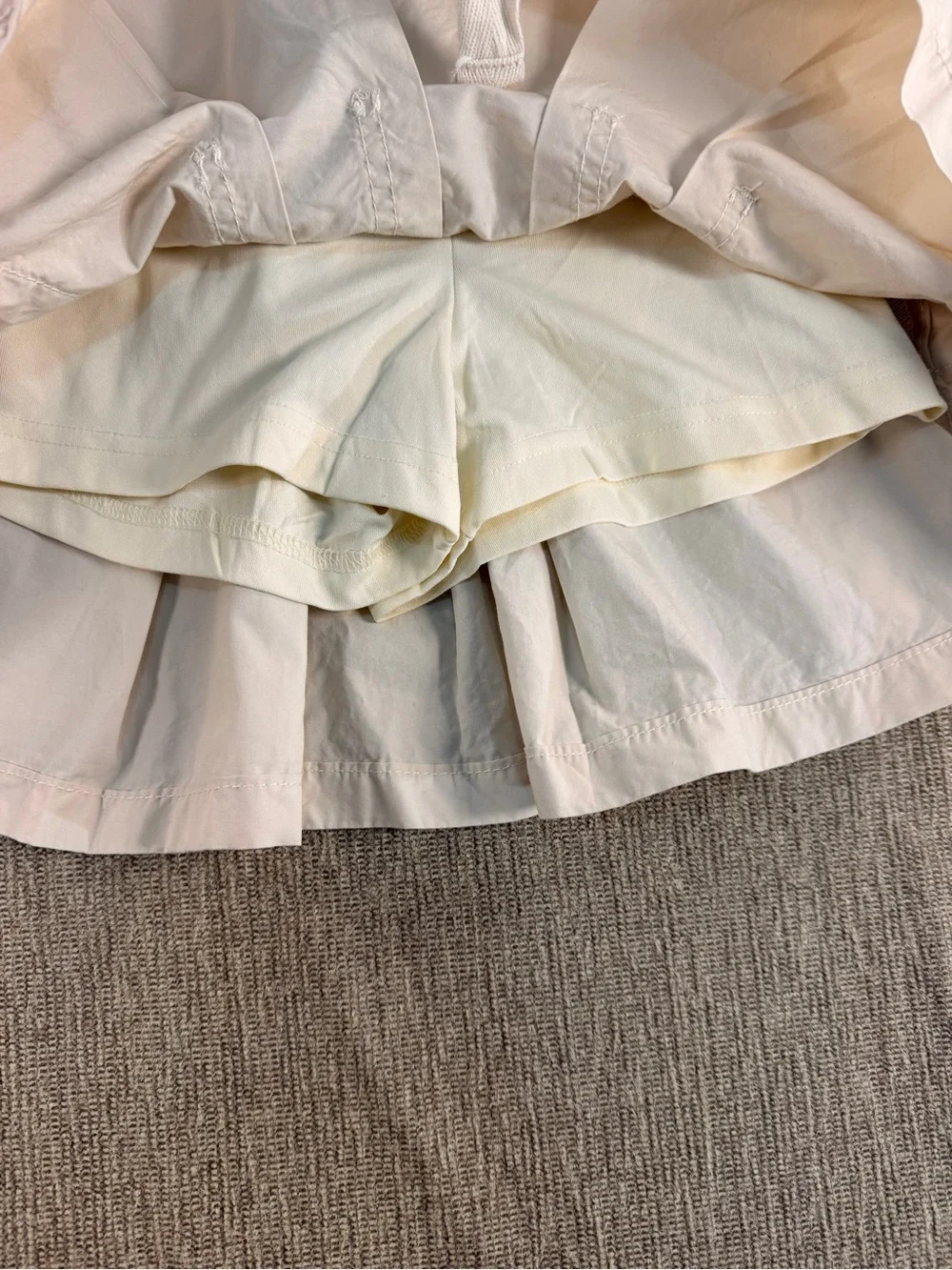 Justice girls beige